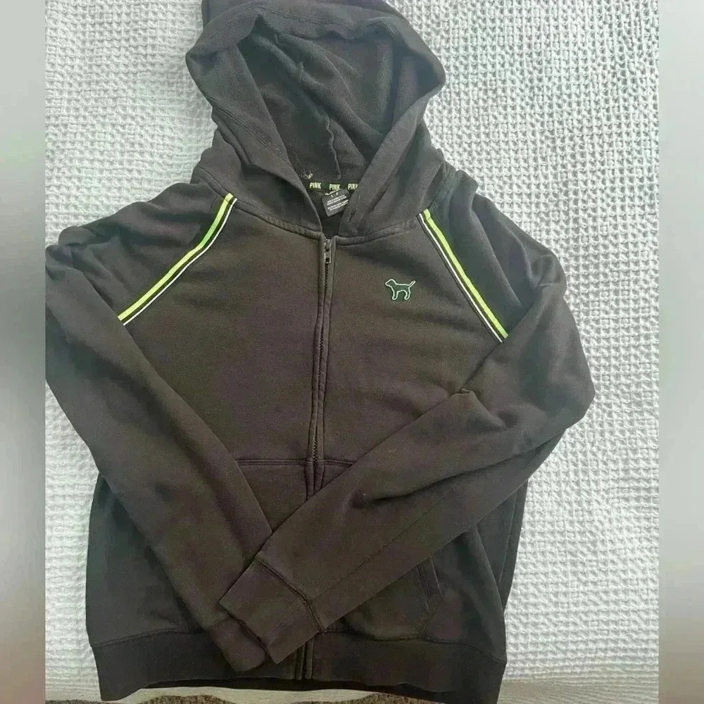 Victoria Secret Full zip hoodie size large